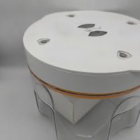 Transparent Resin Degassing Chamber Cylindrical Degassing Chamber with Lid Bubble-Clear Compact for Hobbyists, Crafters, Workshops, Studios
