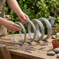 Galvanized Iron Garden Tie Wire for Plants and DIY Crafts