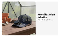 Sun Protection Solar Powered Fan Hat Lightweight Cooling Fan Hat Adjustable Fit for Hiking