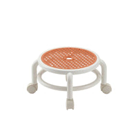 Low Rolling Stool Easy to Clean Low Stool with Wheels Furniture Breathable Mobile for Adults, Entryway, Living Room