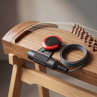 Easy to Install Adhesive Pickup No-Drill Piezo Pickup Battery-Battery-Less Acoustic Transducer Passive for Ukulele Players, Violinists, Live Performance, Home Practice, Recording