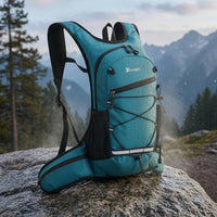 Lightweight Slim Hydration Backpack Elastic Lacing Hiking Hydration Backpack Mesh Pockets Outdoor Gear Adjustable Straps for Climbing, Cycling