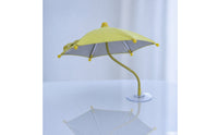 Adjustable Phone Umbrella with Adhesive Base Compact Mini Umbrella with Flexible Stem Portable Shade Lightweight for Streamers
