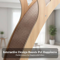 Multimulti-tier Design Suction gripper feline Condo Sunbathing area Pet Furniture Space-Saving pane resting area Transparent Capsule for felines, Apartment Dwellers, Indoors, Living Room, Bedroom