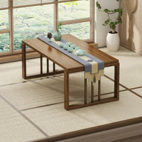 Japanese Design Foldable Tatami Table Space-Saving Foldable Tatami Desk Multi-Purpose Household Furniture Portable for Tea Enthusiasts, Students, Apartment Dwellers, Bay Window, Bedroom, Living Room, Small Areas