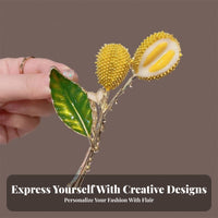 Flower Design Hair Fastener Premium Feel Flower Hair Fastener Distinctive Design Strong Hold for Trend Lovers, Hairstyling