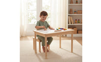 Sand and Aquatic Play Table Solid Wood Wooden Sand Water Table Adjustable Height for Young Children