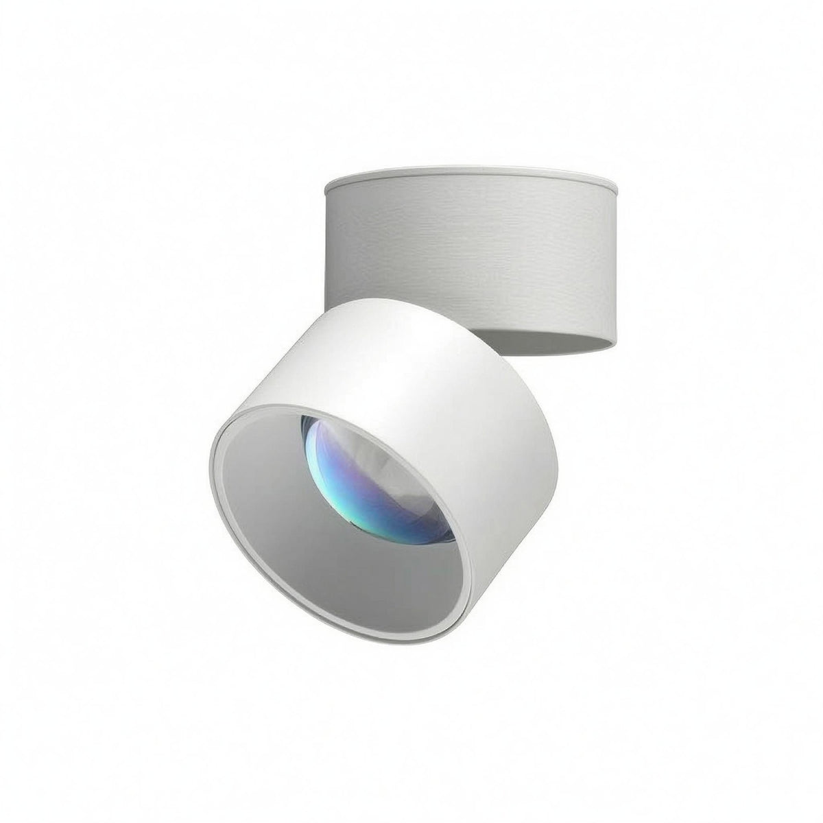 Cylindrical Head Surface Mount Lamp Rotatable Adjustable Ceiling Lamp Foldable Surface Mounted Light Aluminum