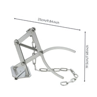 Lifting Clamp with Chain Secure Scissor Lifting Clamp One-Hand for Warehouse