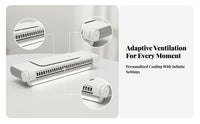 Office Cooling Noiseless   Screen Fan Rounded Ends