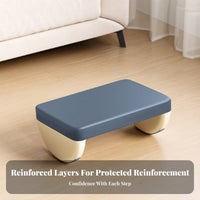under-table Footrest Improves Posture Foot Stool Easy Assembly for Gaming Setup