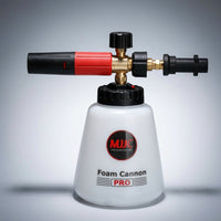 Car Cleaning Foam Sprayer for Professional Car Wash, 1L Adjustable Car Wash Foam Lance with PA Interface, Tapered Neck Red Dispenser Bottle
