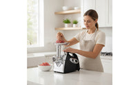 Compact Electric Meat Grinder Easy to Clean Meat Grinder with Sausage Stuffer Portable Appliance Allall-Purpose for Home Cooks
