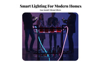 5 Meters Smart Luminous Light Strip Music Sync Universal Serial Bus Powered Light Strip Safe to Contact Timer Function