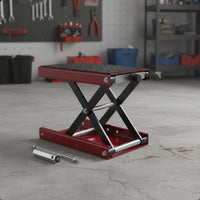 Motorcycle Lift Jack Metal Motorcycle Lift Table Easy to Clean Scissor Jack Surface for Mechanics