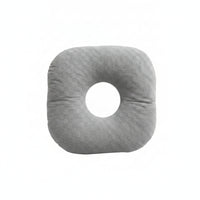 Vacuum Compressible Ear Hole Pillow Checkerboard Textured Side Sleeper Pillow with Ear Hole
