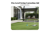 Adjustable Length Chipping Direction Indicator Portable Golf Alignment Rod Lightweight Golf Alignment Rod Long-Lasting for Golfers, Beginners, Professionals, Home Practice, Driving Range, Outdoor