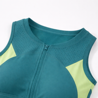 Sports Bras Women High Impact with Front Zipper Closure for Easy On Off, Support for Running and Gym Workouts