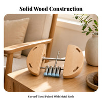 Beech Wood Trouser Stretcher Metal Screw Adjustable Trouser Stretcher