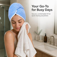 Cartoon Rabbit Quick Dry Hair Towel Cap, Thickened Coral Fleece Absorbent Bath Turban