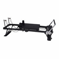 Foldable Pilates Reformer Space Saving Pilates Reformer Full Body Workout Core Training Bed for Beginners
