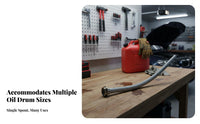 Gas Can Pouring Spill-Resistant pourer Flexible Gas Can Spout Anti-Overflow Flexible Propellant Nozzle