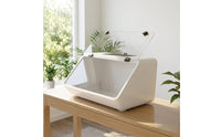 Clear-Front Reptile Enclosure Transparent Reptile Terrarium Tank Sturdy Slanted Terrarium Easy to Clean for Indoor