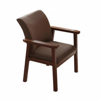 Thickly Padded Upholstered Armchair Sturdy Frame Dining Seat Ergonomic Support Household Furniture Breathable Upholstery Material for Homeowners, Office Workers, Interior Decorators, Study Room, Bedroom, Reading Nook
