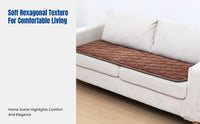 Chenille Sofa Pad, Non-Slip Plush Rectangular Seat Cushion, Thick Four-Season Mat for Office, Bay Window, Leather Sofa, Bench