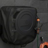Wall Mount Hose Reel Cover 420D Fabric Retractable Garden Hose Reel Cover Waterproof for Yard, Outdoor