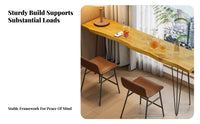 Narrow Bar-Height Table Multi-Functional Narrow Bar Table adaptable Use Household Furniture for Homeowners, duos, Balcony, Home Office, Living Room