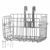 Waterproof Foldable Bike Basket Space Saving Folding Wire Bike Basket Large Capacity for Commuters, Cyclists, Shopping, Commuting, Cycling