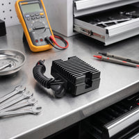 12V Motorcycle Voltage Regulator Current Converter Compatible Motorcycle Current Converter Regulator Aluminum Electrical Part Finned for Restoration Projects