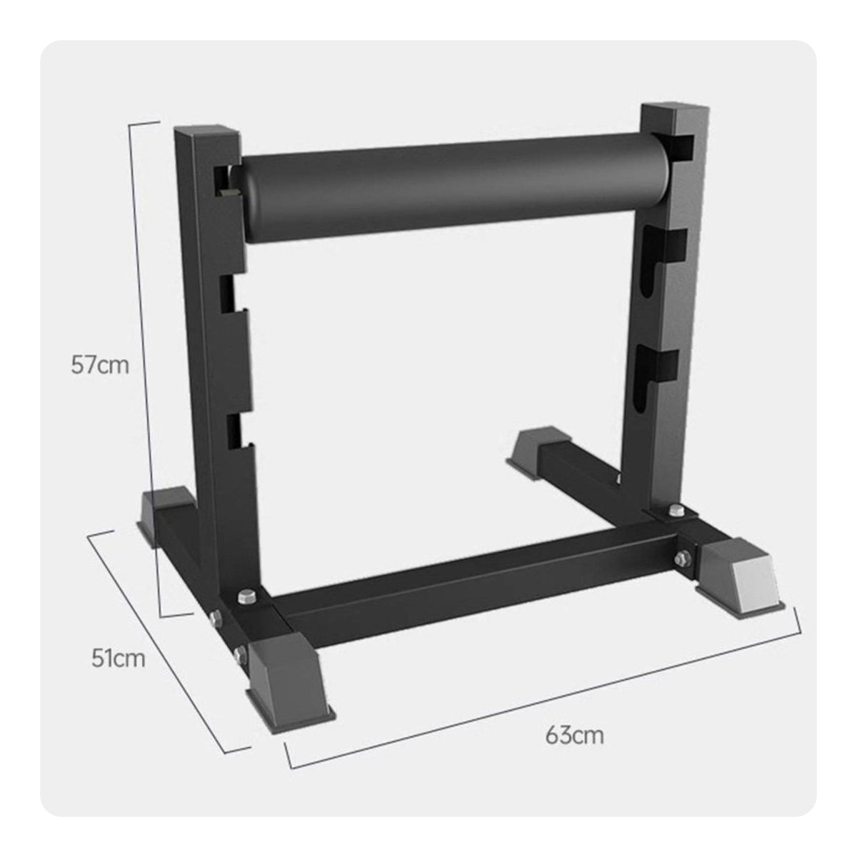 Bulgarian Split Squat Rack High Weight Capacity Fitness Equipment Ergonomic Exercise Design Gear