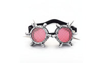 Steampunk Goggles Gothic Goggles with Mesh Lenses Vintage Eyewear for Cosplayers, Costume Party