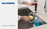 Kitchen Sink Soap Dispenser, Press Pump, Extended Thickened Tube, Modern Design