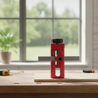 Aluminum Alloy Cabinet Door Installation Tool Cross-Shaped Clamp Cabinet Door Installation Jig Millimeter Scale Threaded Adjustment