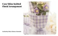 Knitted Sunburst bloom Arrangement Creative Gift Artificial arrangement Long-Lasting