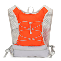 Lightweight Backpack-Design Running Vest Adjustable Cord Lacing Mesh Running Vest Wide Shoulder Straps Outdoor Gear