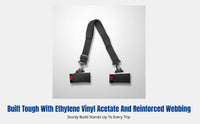 Foam Detachable Ski Board Strap, Black, Polyester, Multi-Function Carry, Storage & Protection