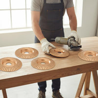 Angle Shaping Disc Multi-Functional Grinding Wheel Shaping Disc Kit Versatile Wood Grinding Wheel Kit for Carpenters