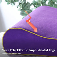 Slow Rebound Memory Foam Pillow Retains Shape Cervical Support Pillow High Elasticity for Adults, Students, Beauty Salon, Dormitory, Bedroom