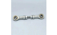 Metal Linkage Rod Assembly Compact Adjustable Linkage Rod with Lock Nuts Silver-Toned Hardware for Small Automation