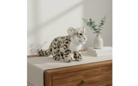 Snow Leopard Stuffed Animal Soft-Textured Snow Leopard Stuffed Toy Toy for Kids