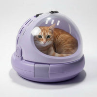 Space Capsule Feline Carrier Hard Shell Space Capsule Carrier Anti-Scratch
