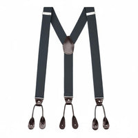 Elastic Suspenders Anti-Slip Snap-on Suspenders Adjustable Braces Comfortable Fit for Wedding