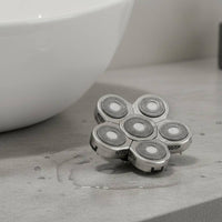 6-Head Rotary Hair Trimmer Washable Electric Accessory Waterproof and Washable Use