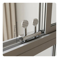 Anti-Theft Sliding Window Security Lock Long-Lasting Aluminum Child Proof Window Lock Easy Installation Home Hardware No Drilling Required for Parents, Renters, Pet Owners, Ground Floor Window Panes, Apartments