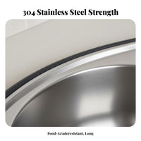 Stainless Steel Triangle Sink Space Saving Stainless Steel Triangle Basin Easy to Clean Angled Kitchen Sink for Homeowners, Small Areas, RV, Washroom