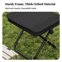 Easy to Carry Handbag-Shaped foldable Stool Lightweight Portable Seating Quick Setup Folding Seat Sturdy for Music concert Goers, journeyers, journey, Camping, Fishing, Queuing